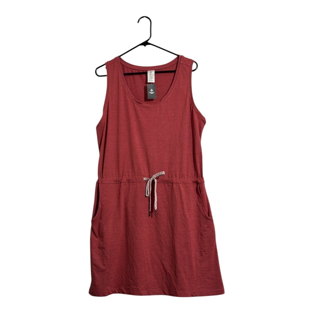Members Mark Sporty Favorite Soft Dress Sierra Heather Red Women's Size XL NWT